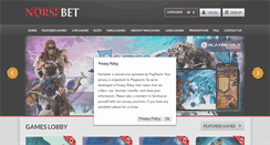 Desktop Screenshot of norsebet.com